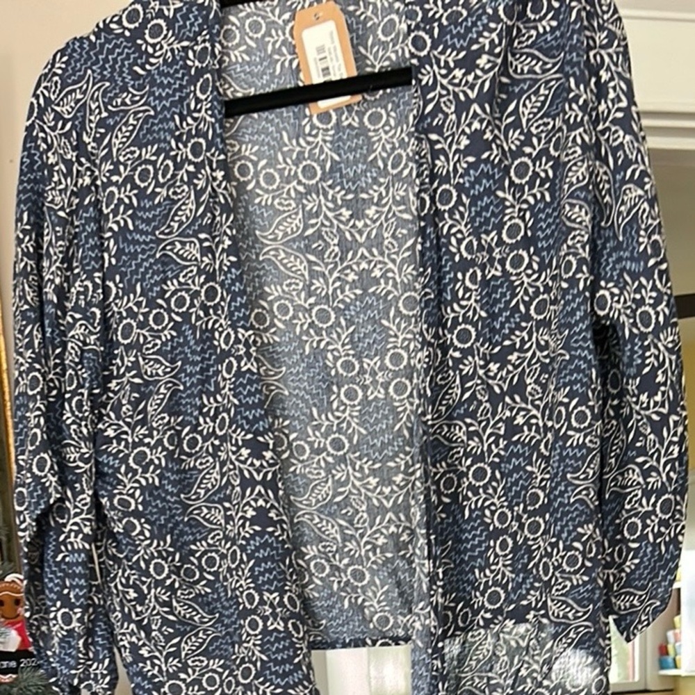 NWT Miou Muse Pos Angeles Tie blouse